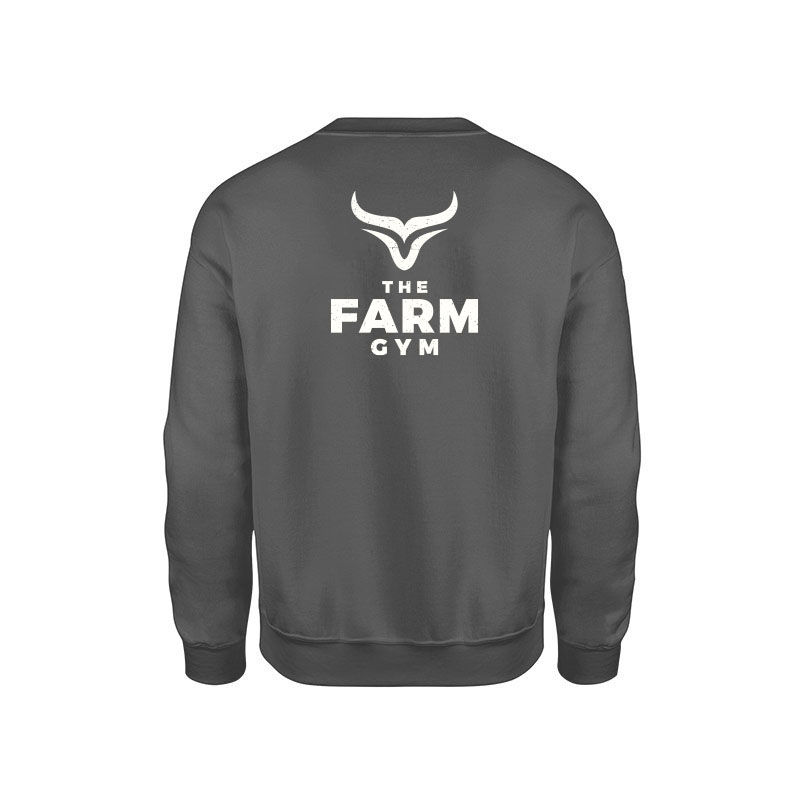 The Farm Unisex Crew Charcoal Grey Sweatshirt - Image 2