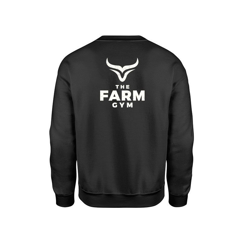 The Farm Unisex Crew Black Sweatshirt - Image 2