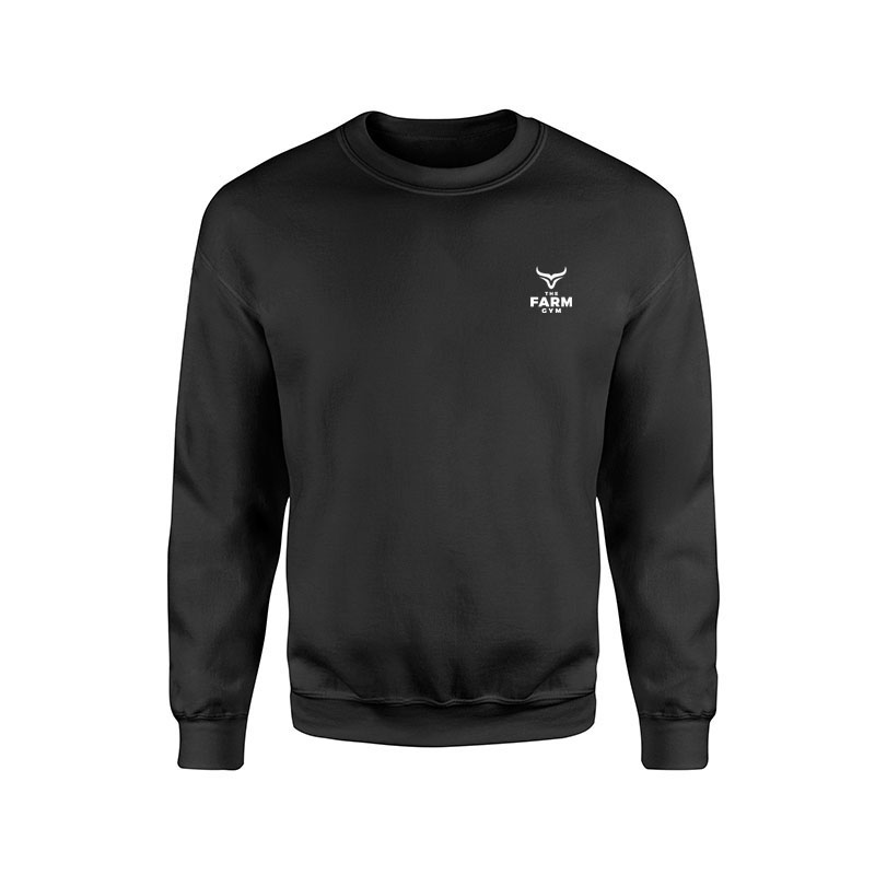 The Farm Unisex Crew Black Sweatshirt